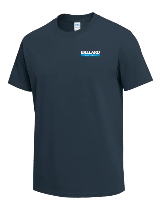 Dark Slate Blue Heavyweight 6.1 oz T-Shirt w/Ballard Truck Centers Logo