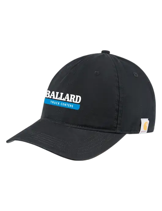 Carhartt Black Cotton Canvas Cap w/Ballard Truck Centers Logo