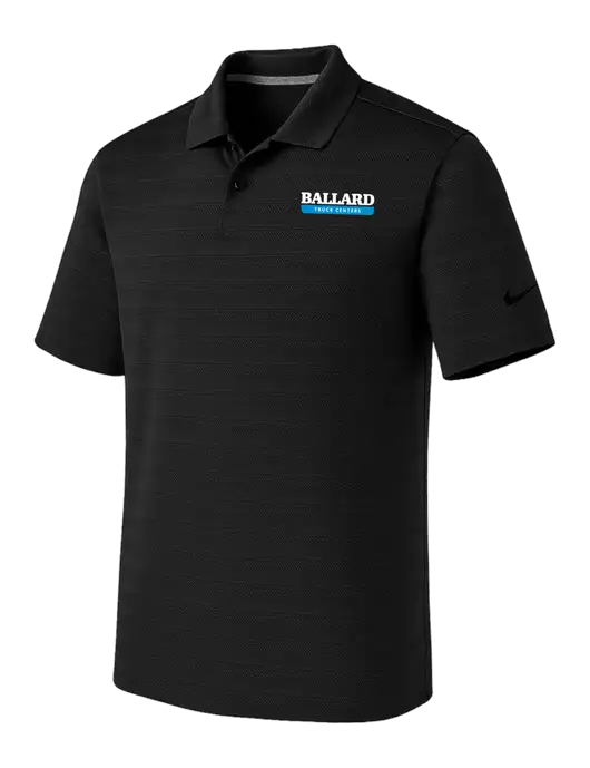 Nike Black Dri-FIT Vapor Jacquard Polo w/Ballard Truck Centers Logo