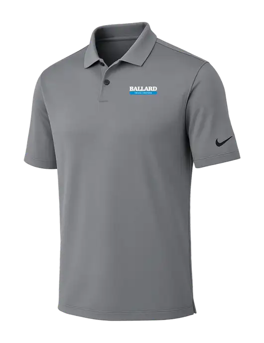 Nike Medium Grey Dri-FIT Vapor Polo w/Ballard Truck Centers Logo