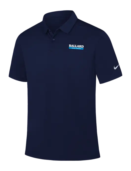 Nike Navy Dry Essential Solid Polo w/Ballard Truck Centers Logo