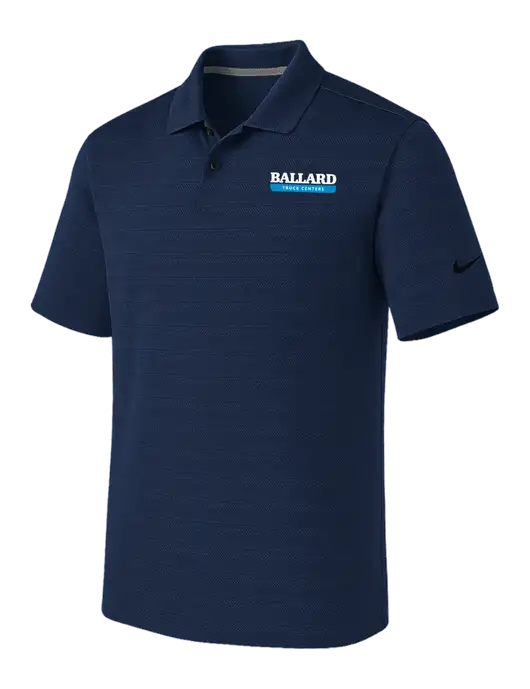 Nike Navy Dri-FIT Vapor Jacquard Polo w/Ballard Truck Centers Logo
