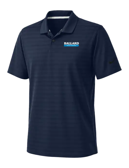 Nike Navy Dri-FIT Vapor Jacquard Polo w/Ballard Truck Centers Logo
