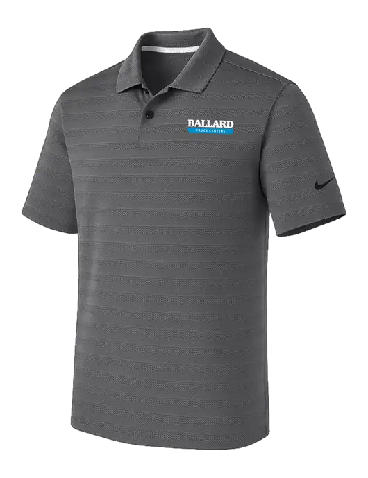 Nike Dark Medium Grey Dri-FIT Vapor Jacquard Polo w/Ballard Truck Centers Logo