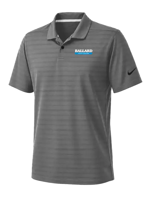 Nike Dark Medium Grey Dri-FIT Vapor Jacquard Polo w/Ballard Truck Centers Logo