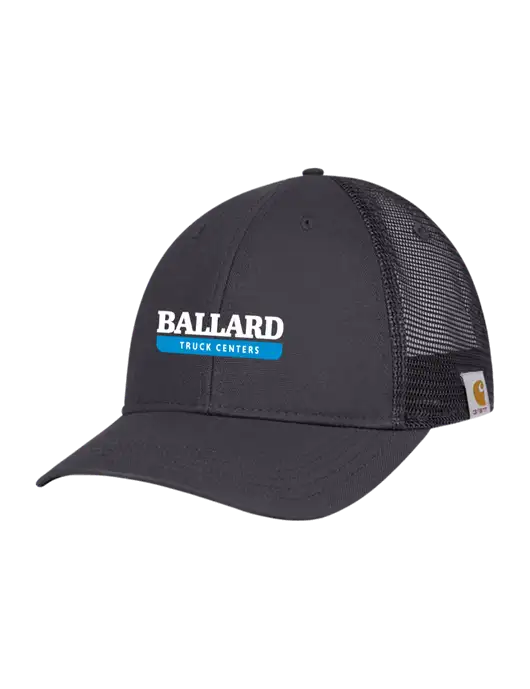 Carhartt Dark Grey Canvas Trucker Cap w/Ballard Truck Centers Logo