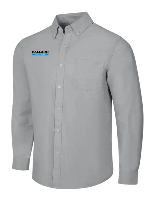 Light Grey SuperPro Oxford Shirt w/Ballard Truck Centers Logo