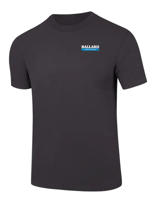 Comfort Colors 6.1 oz Dark Grey Heavyweight Ring Spun T-Shirt w/Ballard Truck Centers Logo
