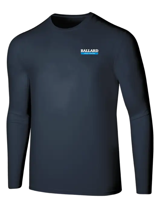 Seriously Soft Navy Long Sleeve T-Shirt w/Ballard Truck Centers Logo