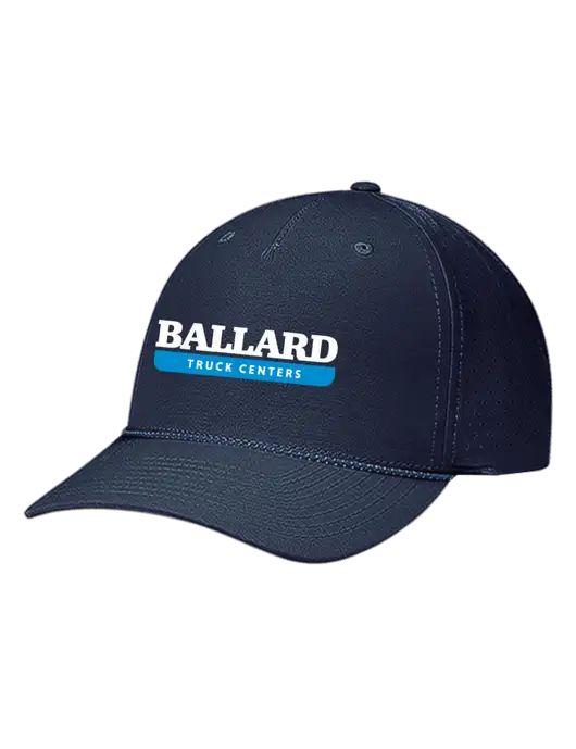 Richardson Laser Perf Performance Dark Navy/Navy-Grey-Blue Rope Cap w/Ballard Truck Centers Logo