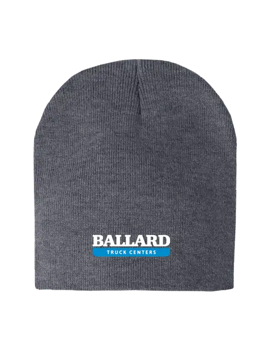 Dark Grey Heather Element Knit Beanie w/Ballard Truck Centers Logo