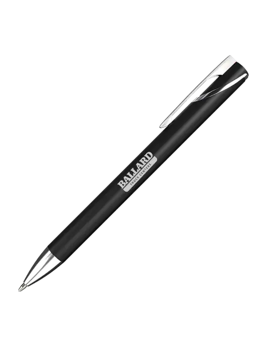 Black/Chrome HyperNova Ballpoint Pen - Black Ink w/Ballard Truck Centers Logo