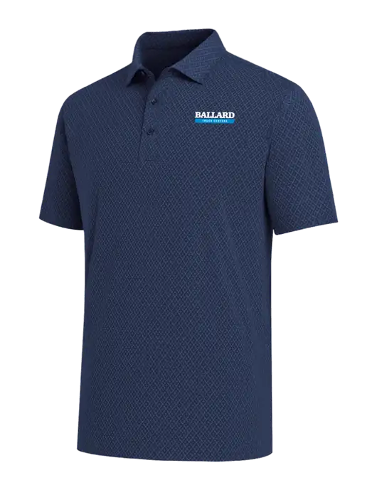 Callaway All-Over Stitched Dark Navy Chev Polo  w/Ballard Truck Centers Logo