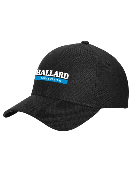New Era Diamond Era Black Stretch Cap w/Ballard Truck Centers Logo