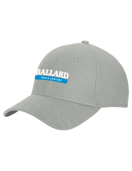 New Era Diamond Era Medium Grey Stretch Cap w/Ballard Truck Centers Logo