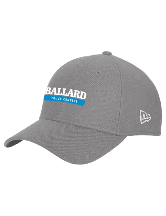 New Era Diamond Era Medium Grey Stretch Cap w/Ballard Truck Centers Logo