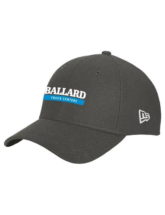 New Era Diamond Era Very Dark Grey Stretch Cap w/Ballard Truck Centers Logo