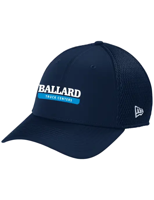 New Era 39THIRTY Performance Stretch Dark Navy Mesh Cap w/Ballard Truck Centers Logo