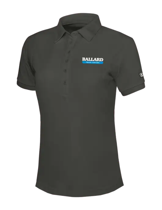 OGIO Womens Dark Grey Jewel Polo w/Ballard Truck Centers Logo