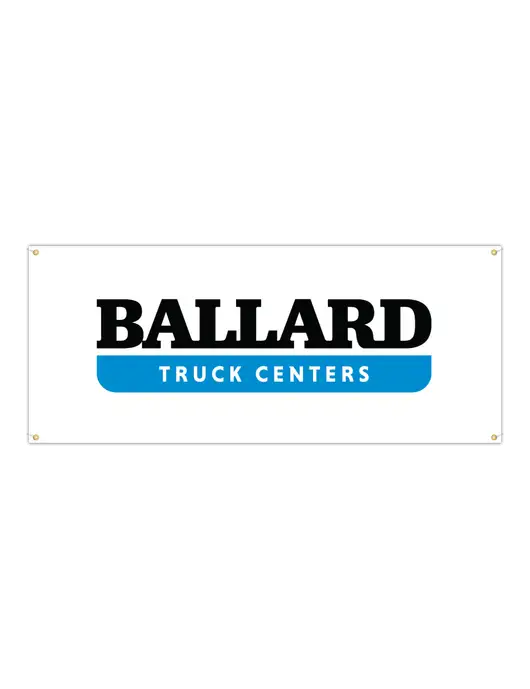 Vinyl Banner 72" x 30" w/Ballard Truck Centers Logo