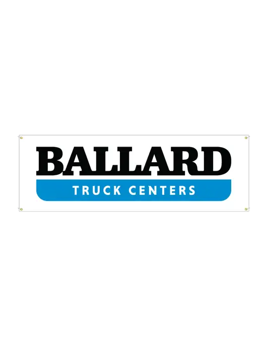 Vinyl Banner 72" x 24"  w/Ballard Truck Centers Logo