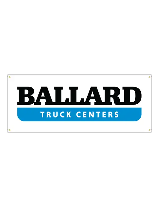 Vinyl Banner 120" x 48" w/Ballard Truck Centers Logo
