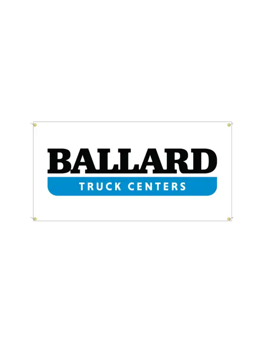 Vinyl Banner 48" x 24"  w/Ballard Truck Centers Logo