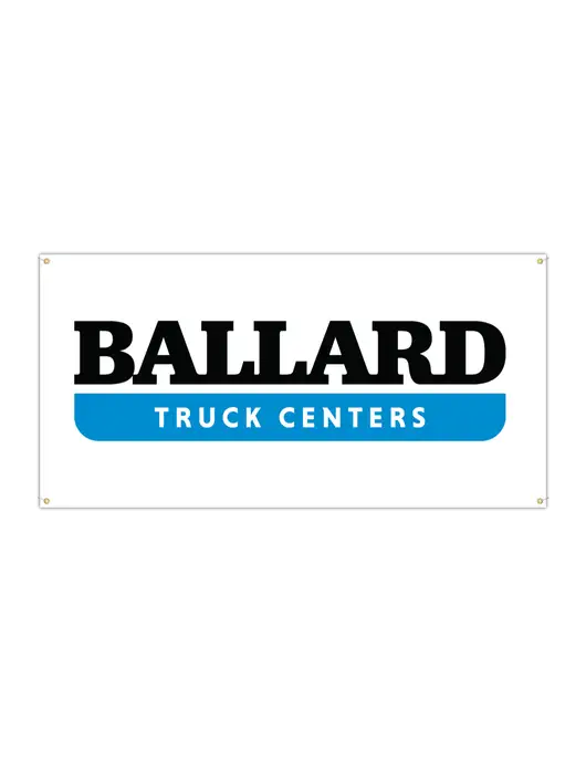 Vinyl Banner 96" x 48" w/Ballard Truck Centers Logo